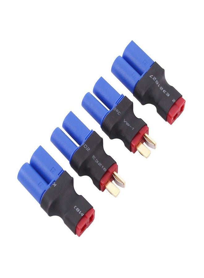 OliRC 4pcs EC5 to T-Plug Style Male Female RC Connector Adapter(C82-4) - Image 2